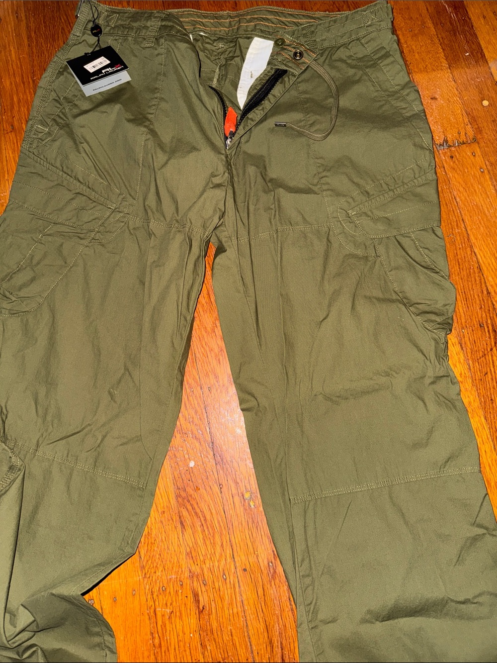 RLX Ralph Lauren Men's Cargo Pants in Olive